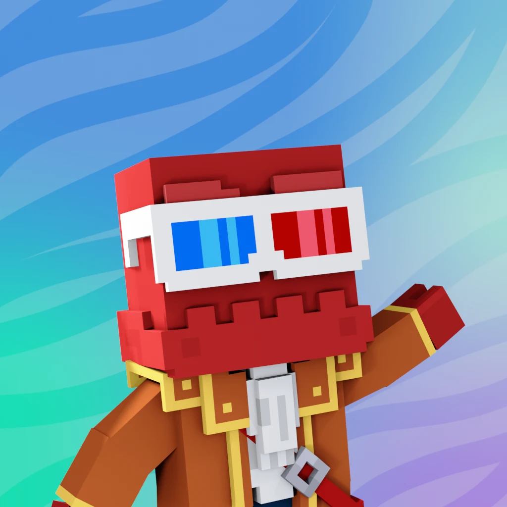 Pirate #6289 voxel render