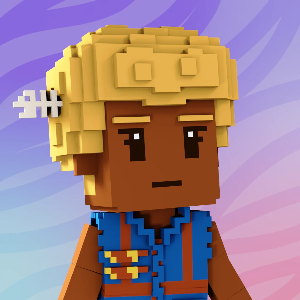 Pirate #629 voxel render
