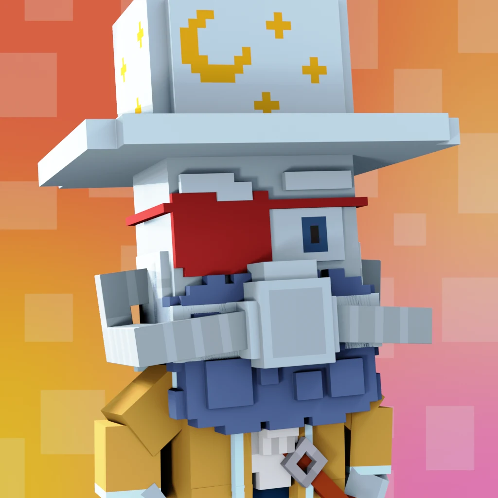 Pirate #6292 voxel render