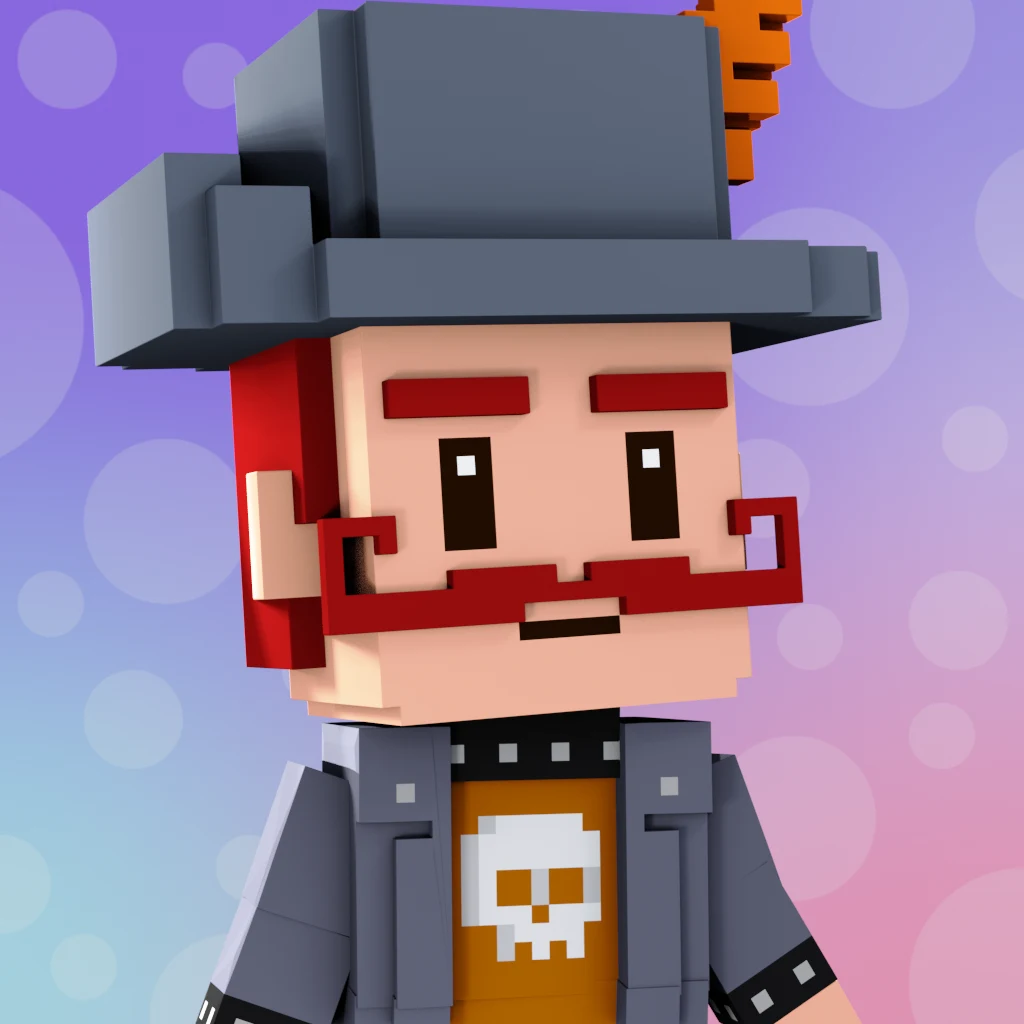 Pirate #6293 voxel render