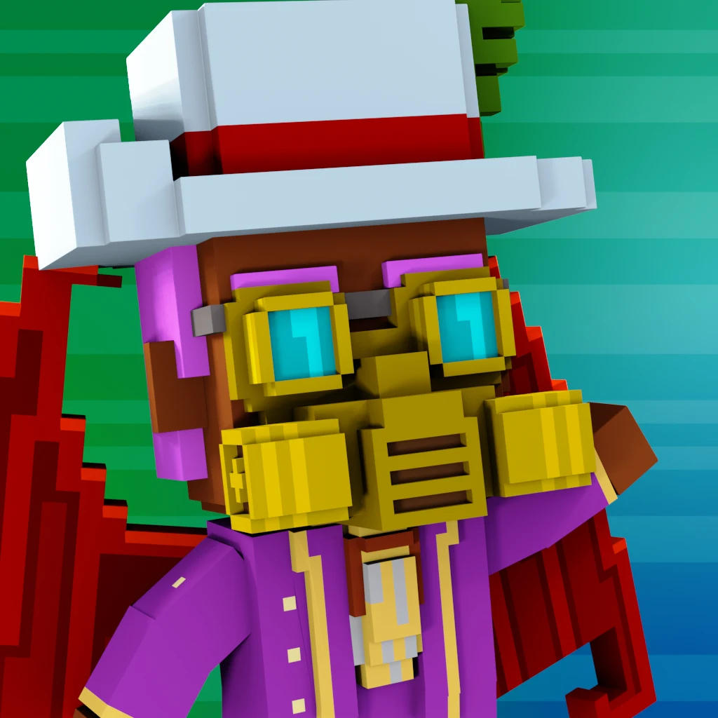 Pirate #6295 voxel render