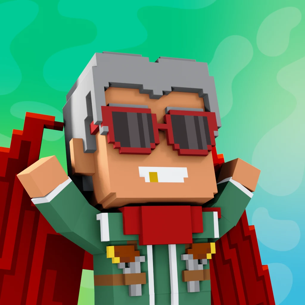 Pirate #6296 voxel render