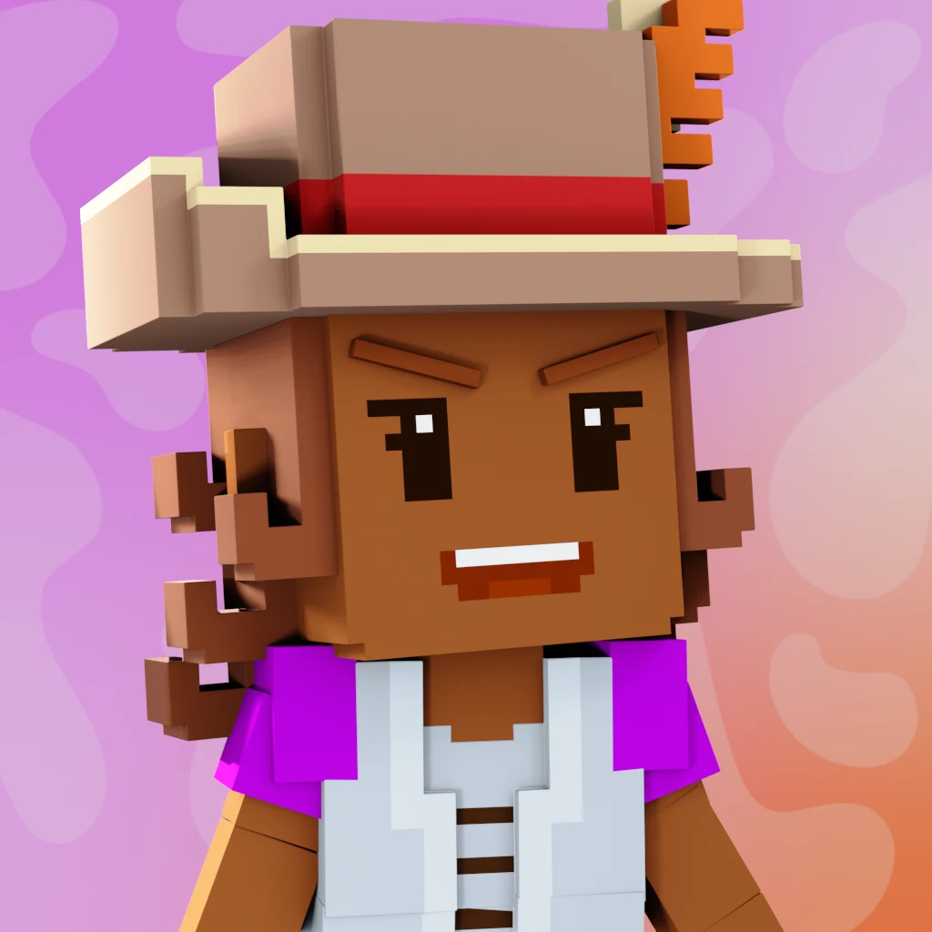 Pirate #6302 voxel render