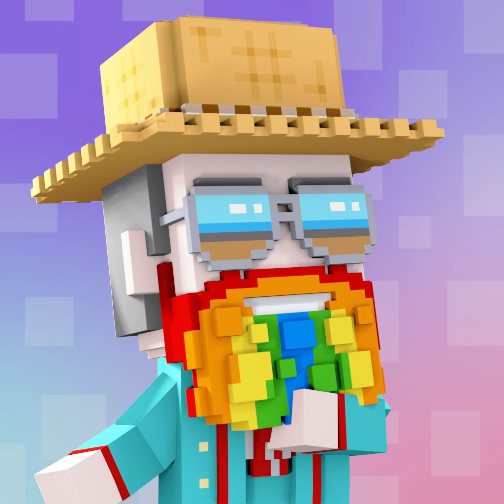 Pirate #6303 voxel render