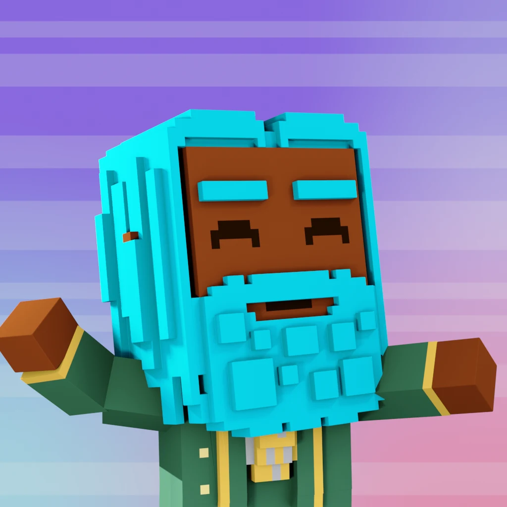 Pirate #6305 voxel render