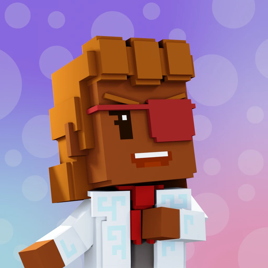 Pirate #6306 voxel render