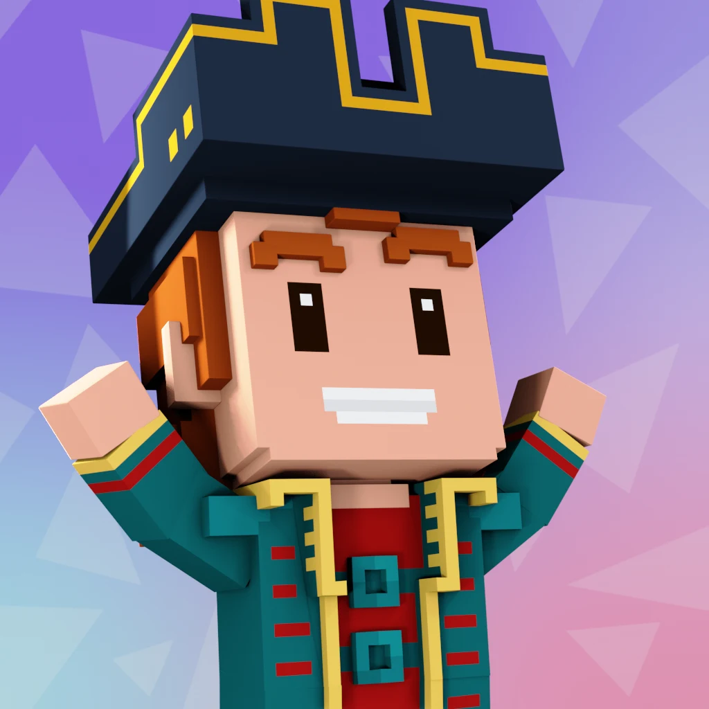 Pirate #6308 voxel render