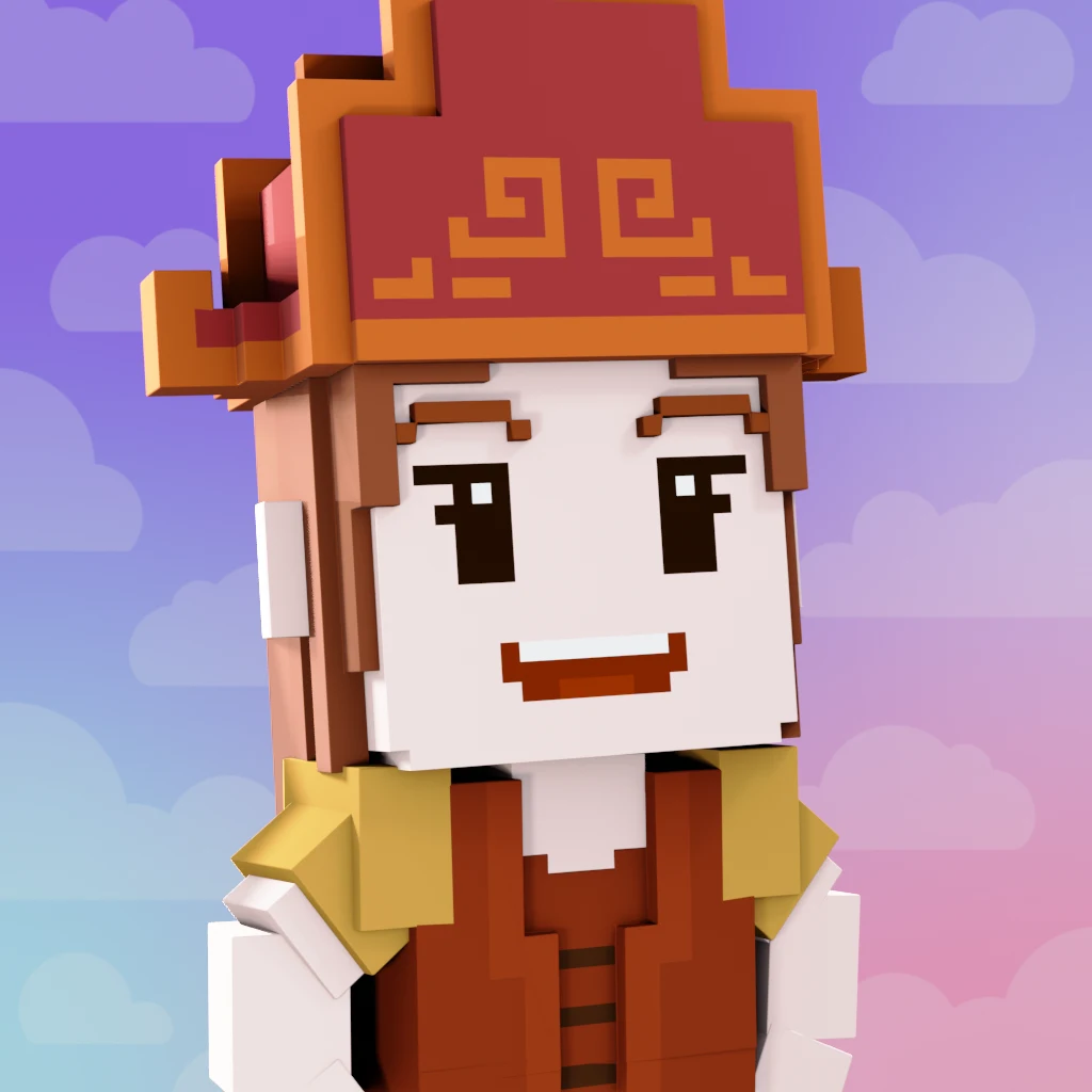 Pirate #6309 voxel render