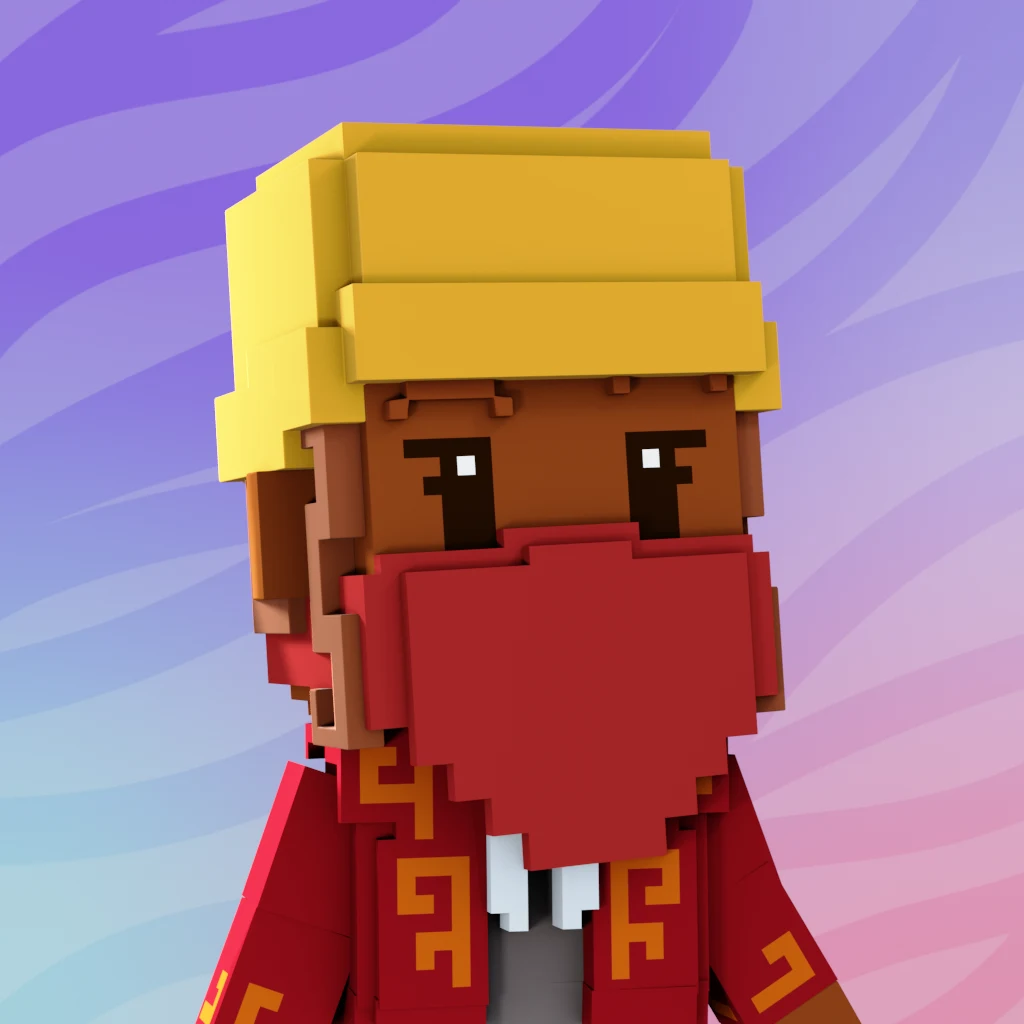 Pirate #631 voxel render