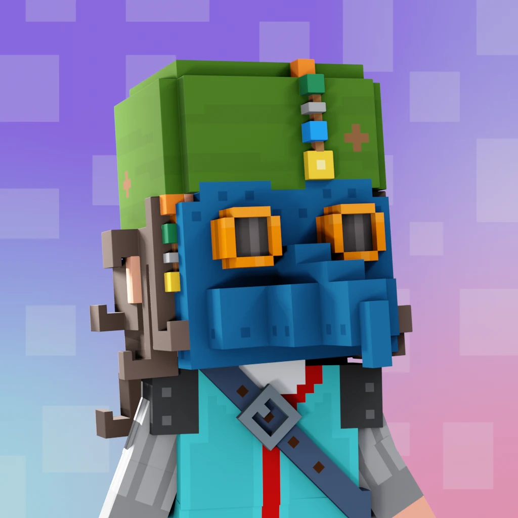 Pirate #6310 voxel render