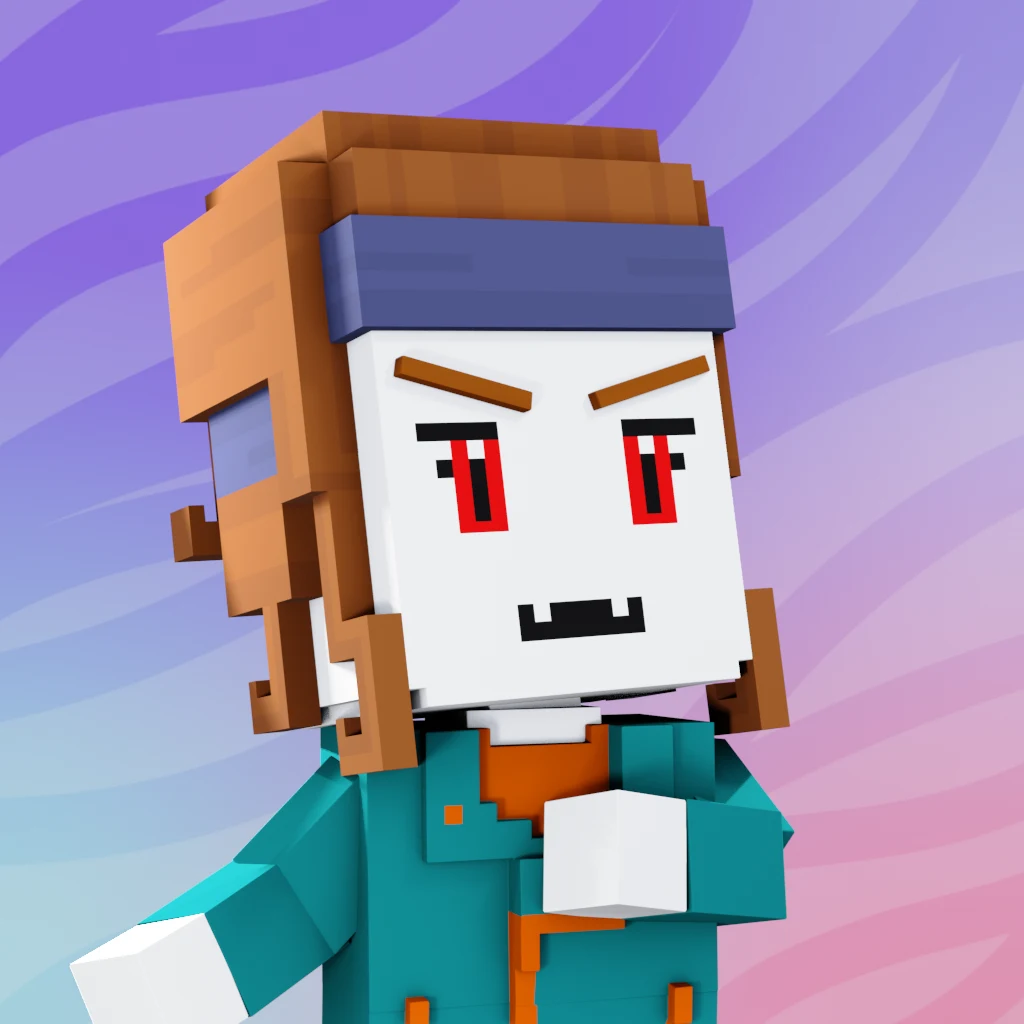 Pirate #6312 voxel render