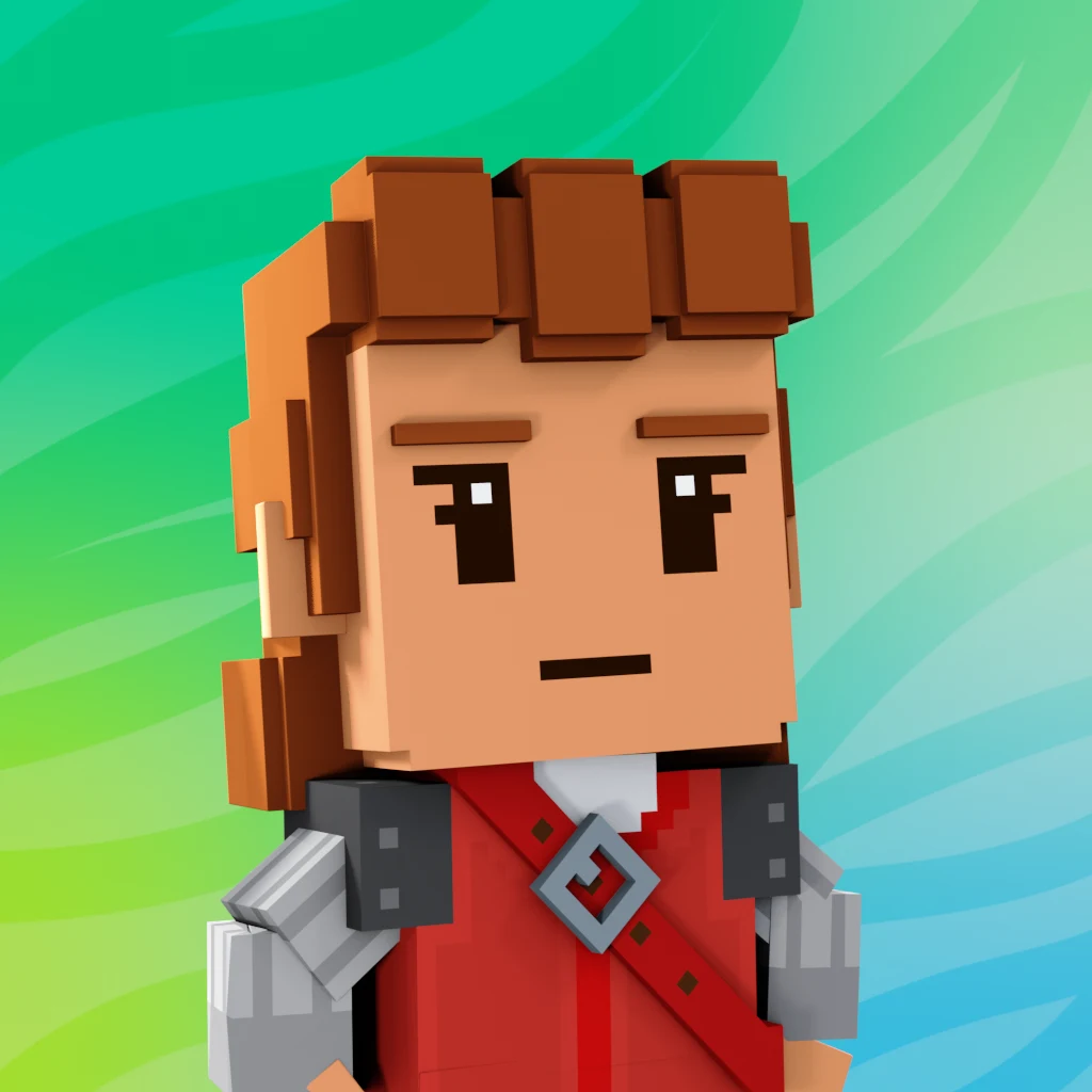 Pirate #6313 voxel render