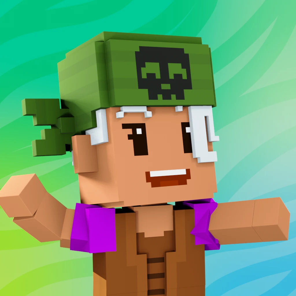 Pirate #6314 voxel render