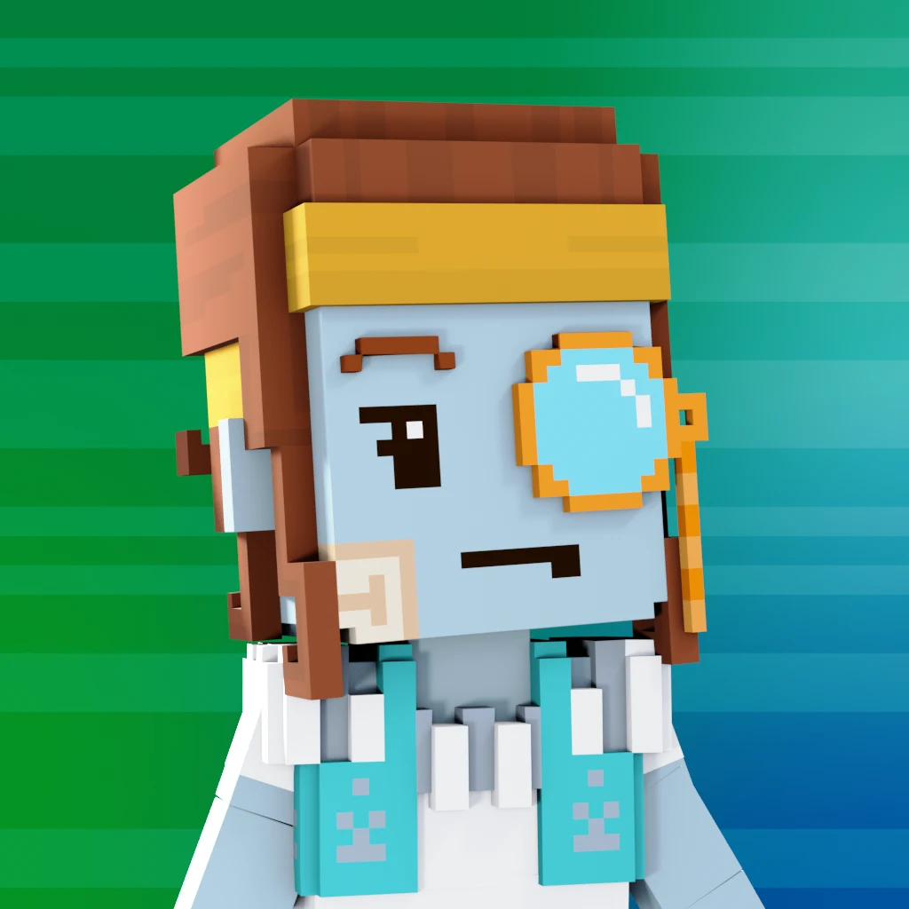 Pirate #6315 voxel render