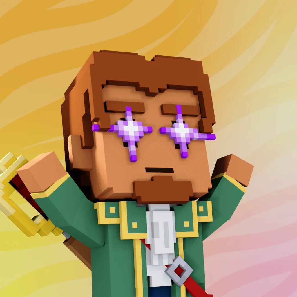 Pirate #6316 voxel render