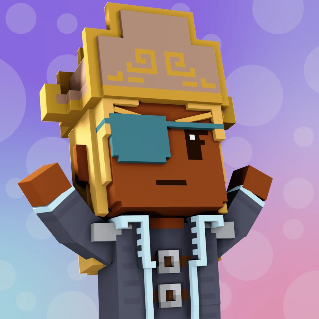 Pirate #6318 voxel render