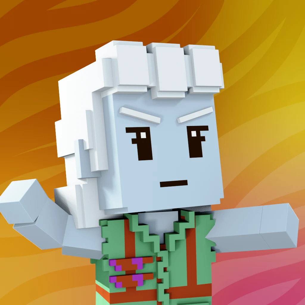 Pirate #6319 voxel render