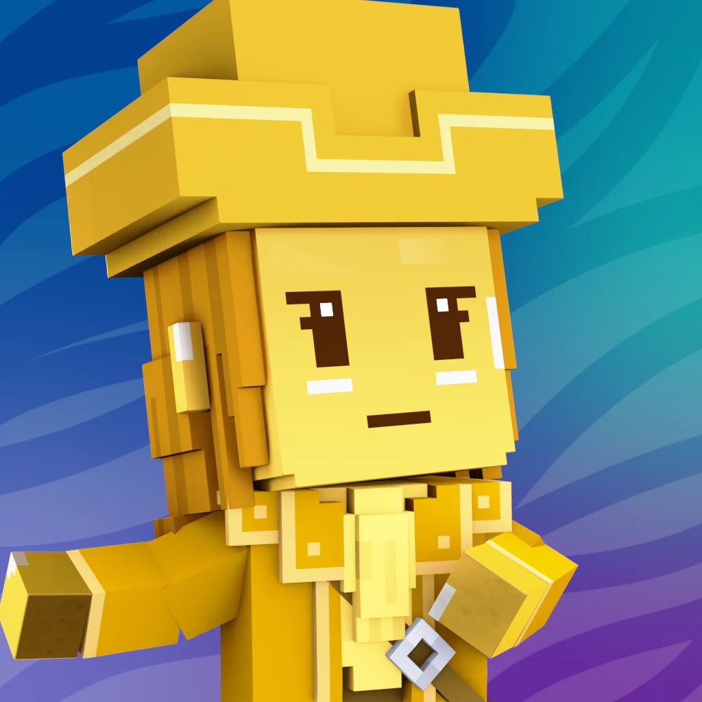 Pirate #632 voxel render
