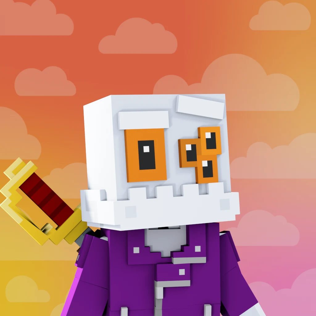 Pirate #6321 voxel render