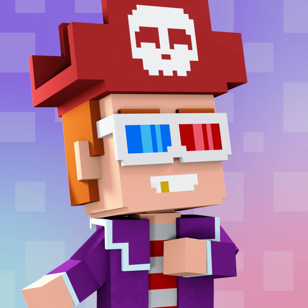 Pirate #6324 voxel render