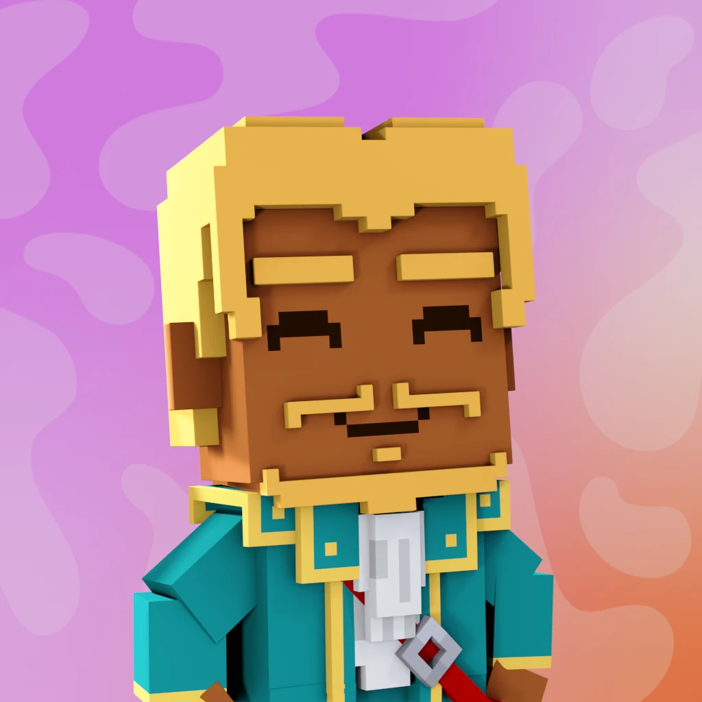 Pirate #6326 voxel render