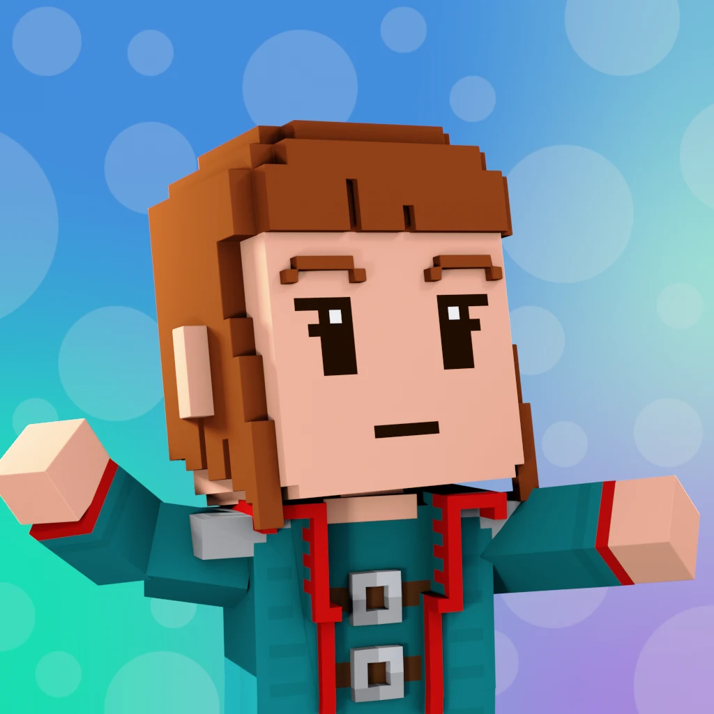 Pirate #6332 voxel render