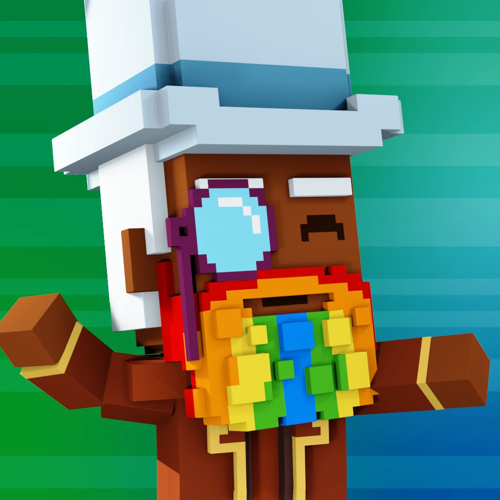 Pirate #6334 voxel render