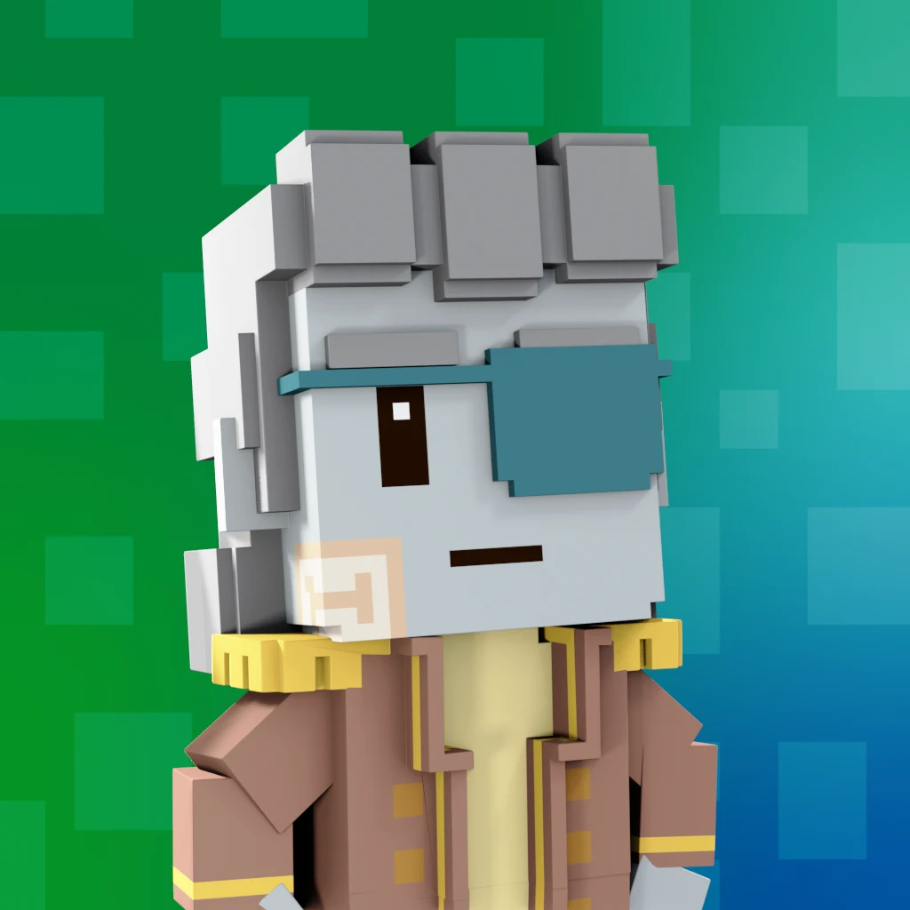 Pirate #6337 voxel render