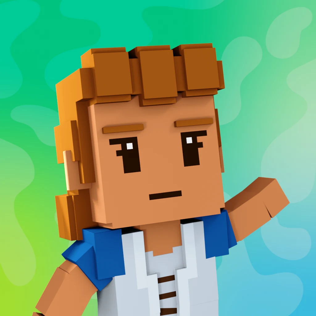 Pirate #6338 voxel render