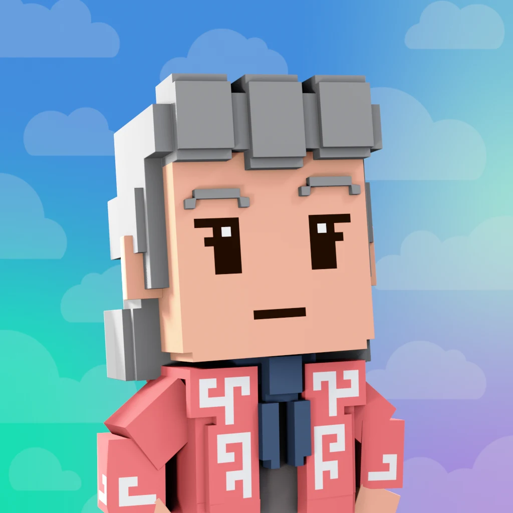 Pirate #6339 voxel render