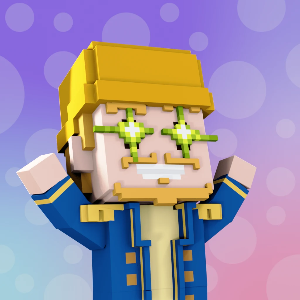 Pirate #634 voxel render