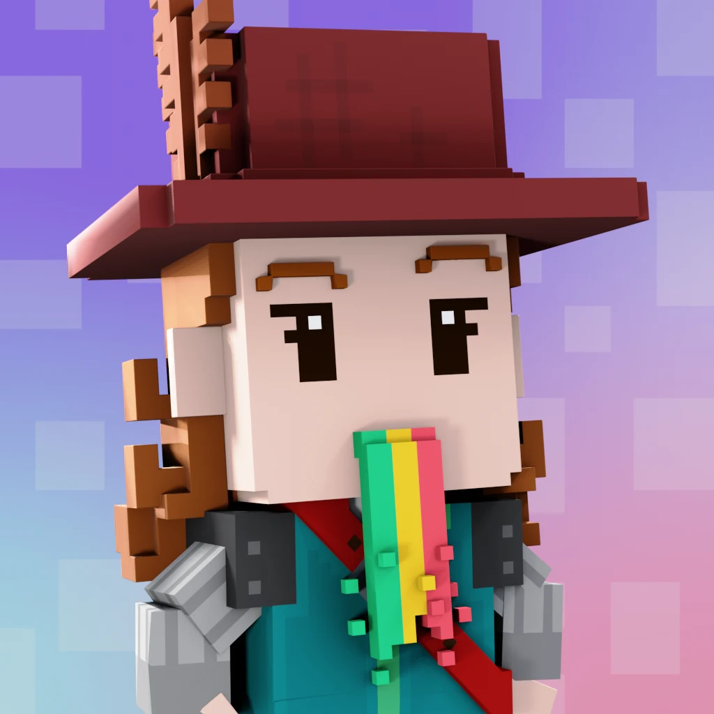 Pirate #6340 voxel render