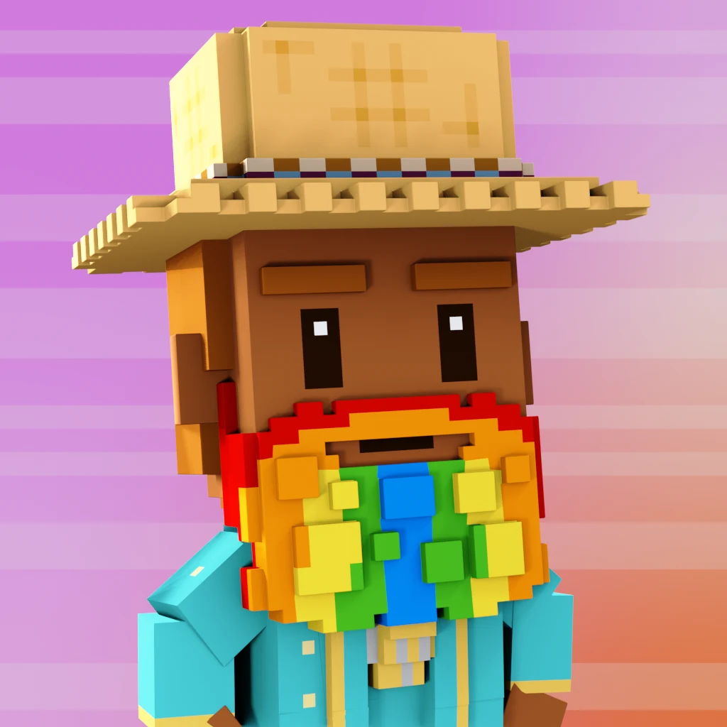 Pirate #6346 voxel render