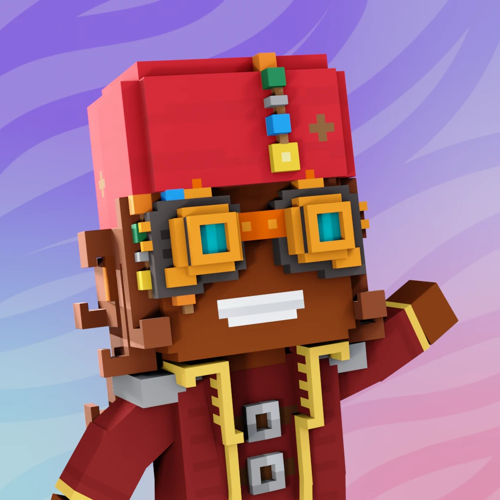 Pirate #6349 voxel render