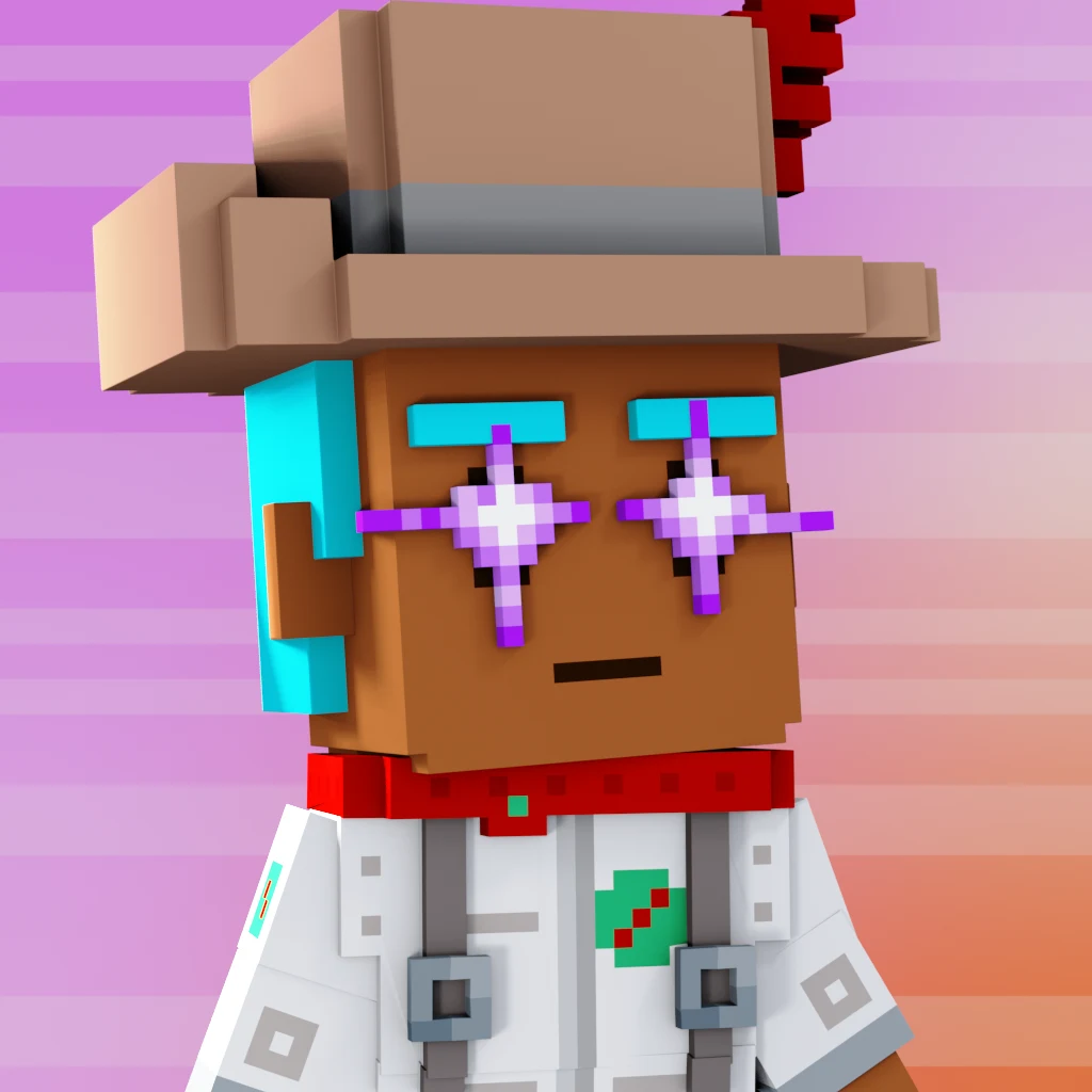 Pirate #635 voxel render