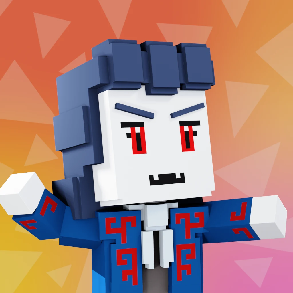 Pirate #6350 voxel render