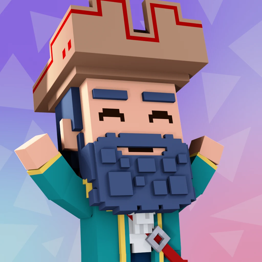 Pirate #6352 voxel render