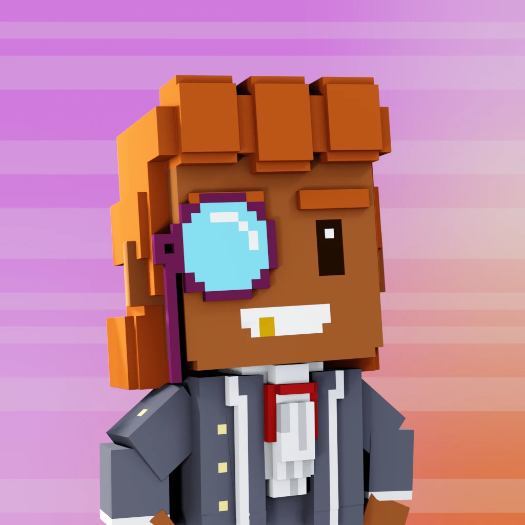 Pirate #6353 voxel render