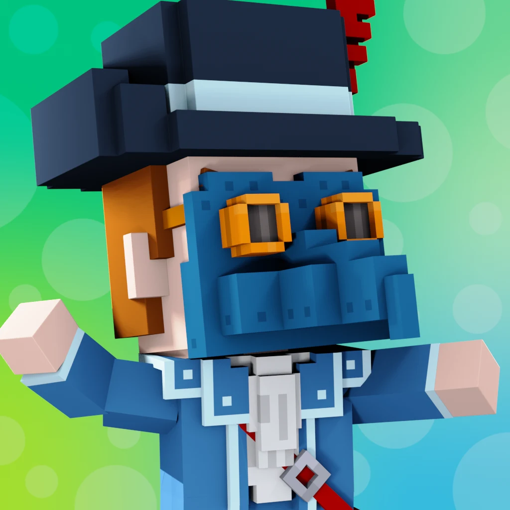 Pirate #6355 voxel render