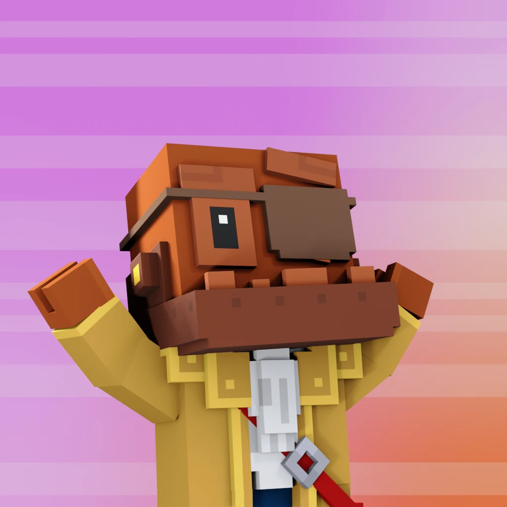 Pirate #6359 voxel render