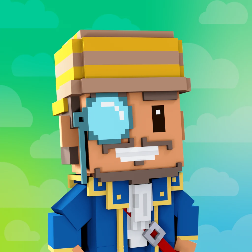 Pirate #6360 voxel render