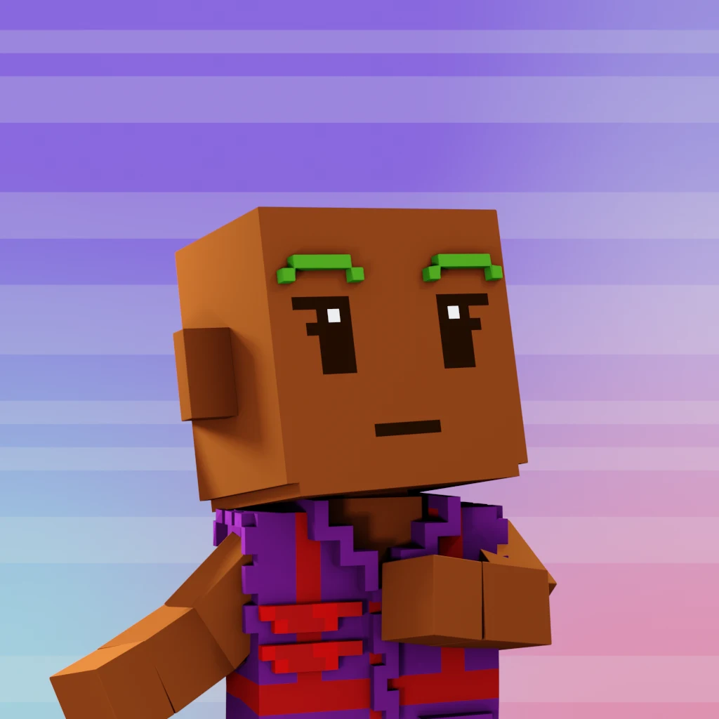 Pirate #6362 voxel render