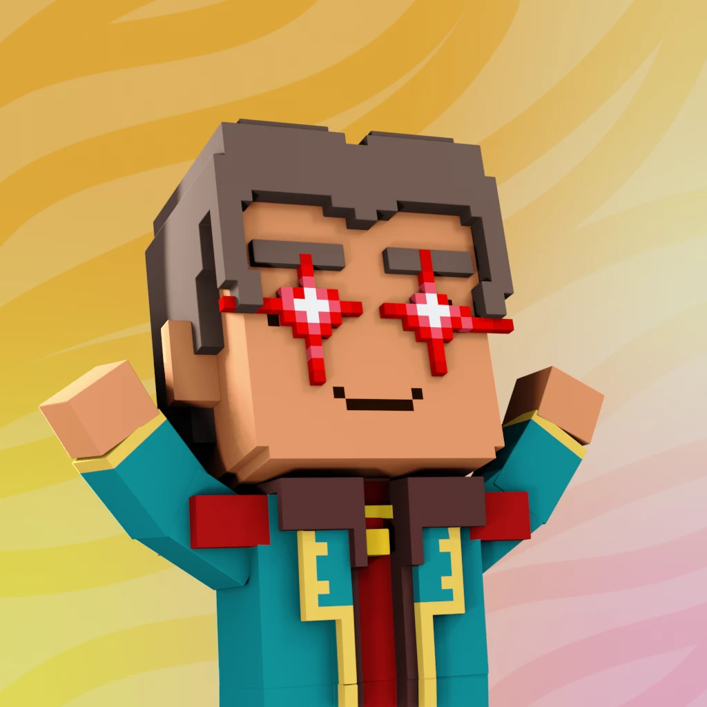 Pirate #6365 voxel render