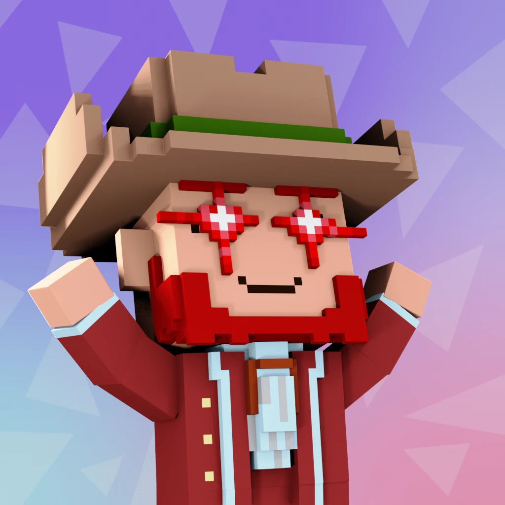 Pirate #6367 voxel render