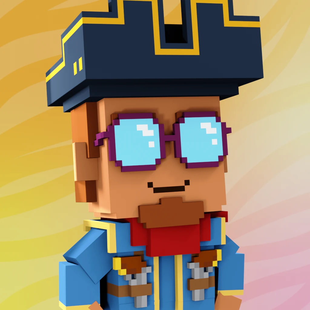 Pirate #6372 voxel render
