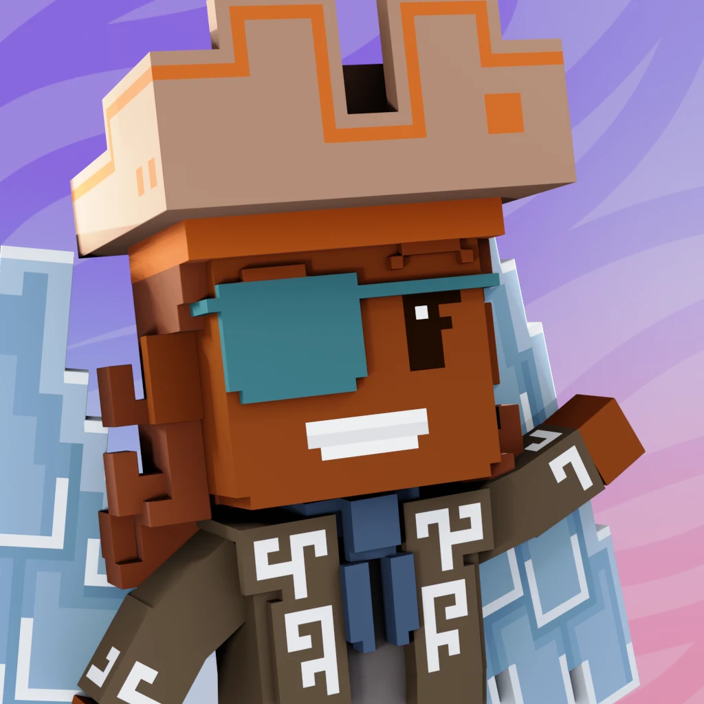 Pirate #6378 voxel render