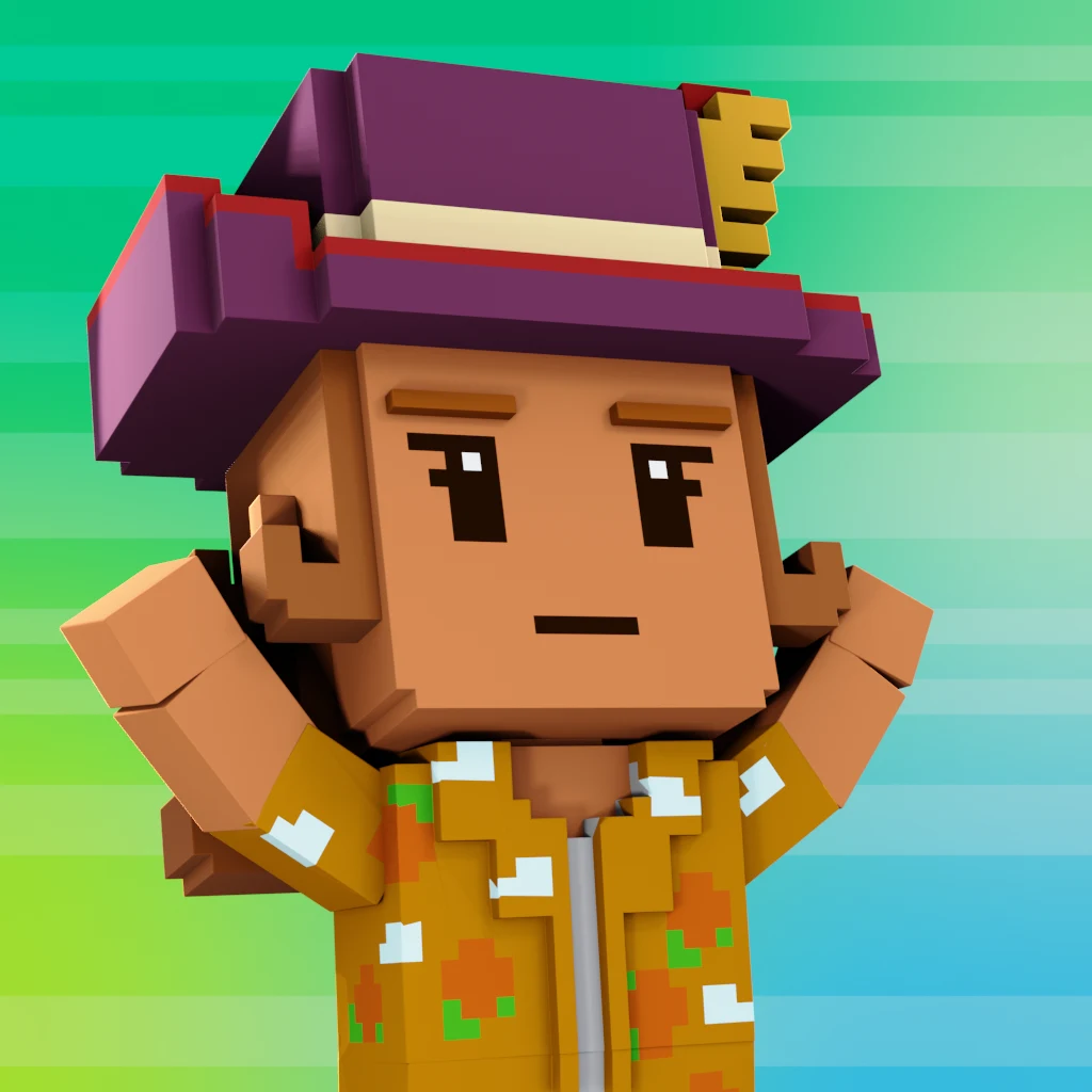 Pirate #6379 voxel render