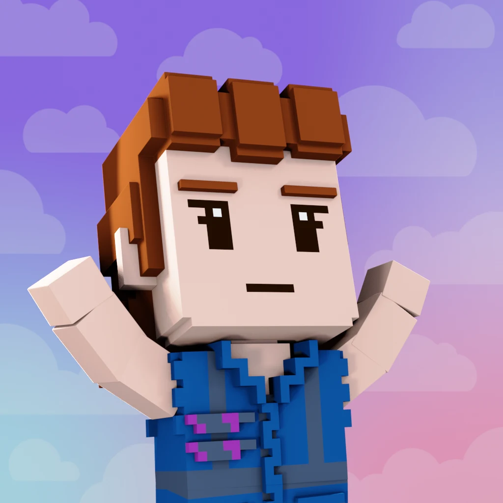 Pirate #6380 voxel render