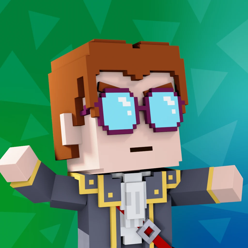 Pirate #6383 voxel render