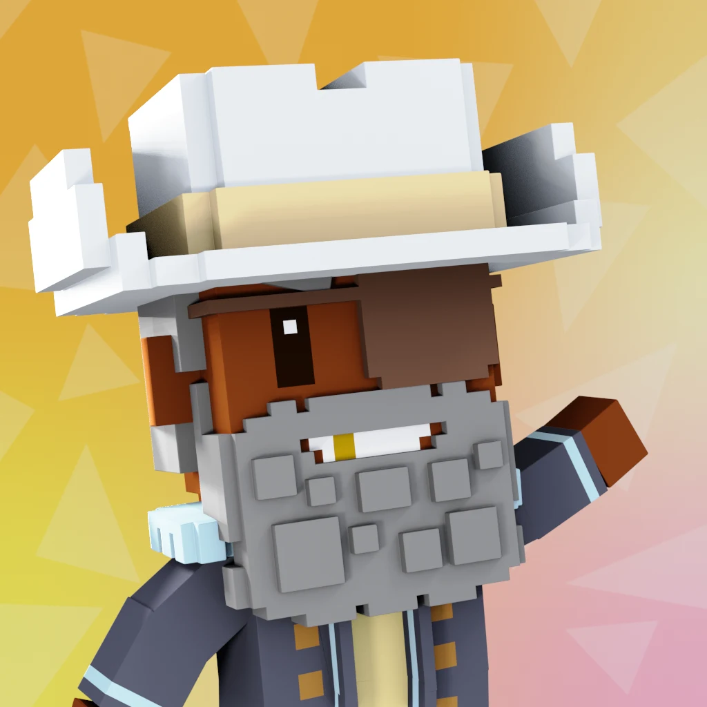 Pirate #6384 voxel render